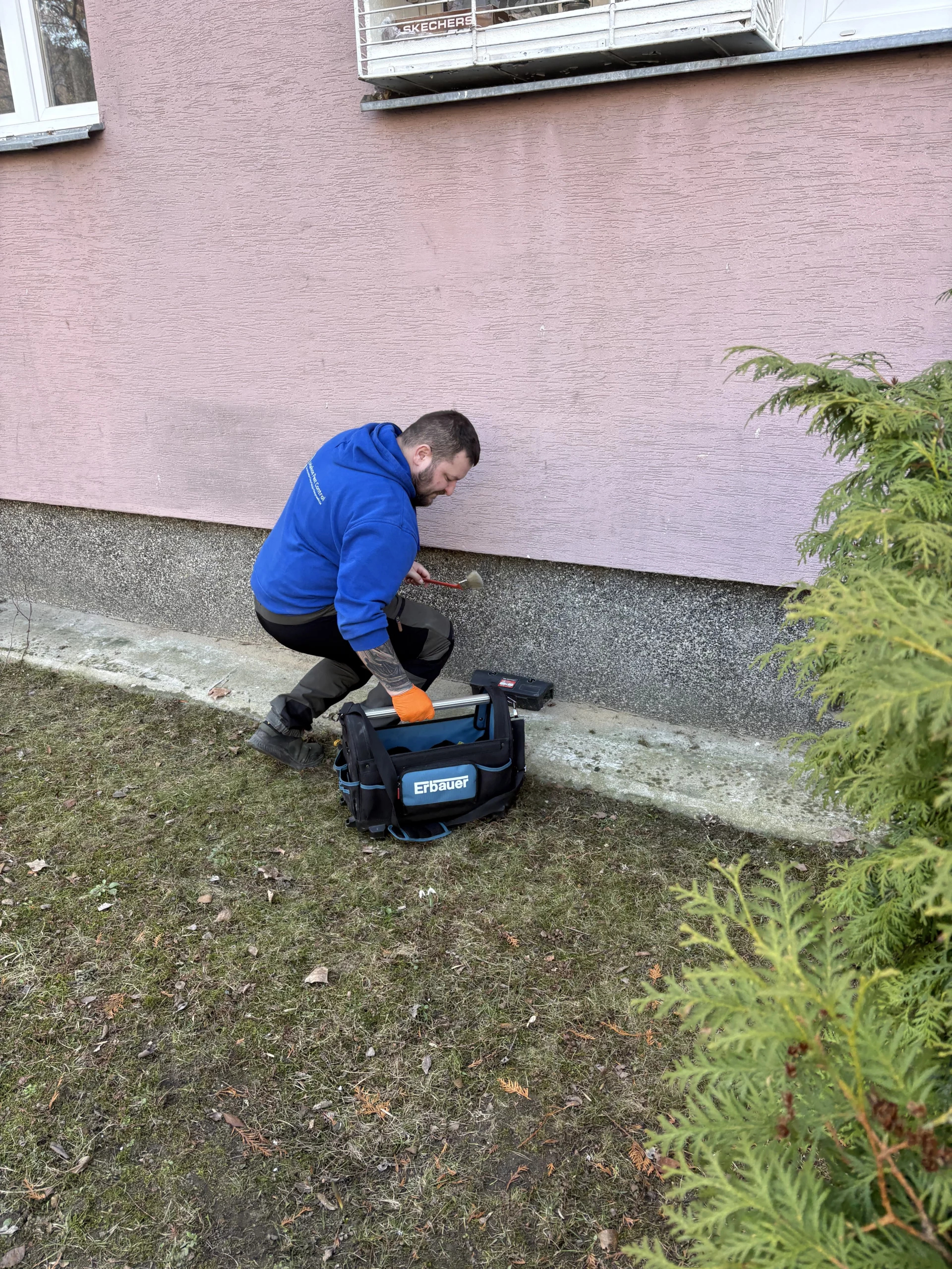 Zdjęcie związane z kontrolą obecności gryzoni